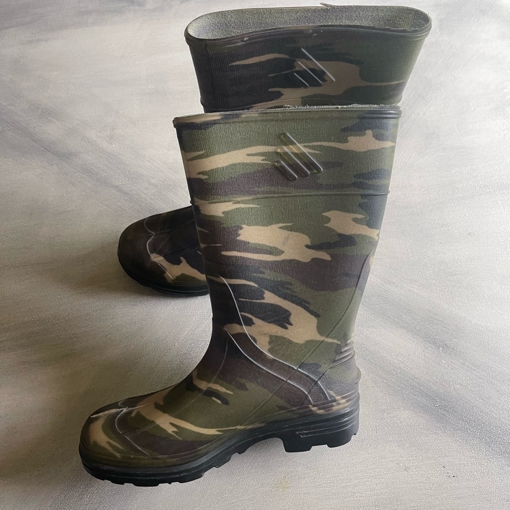 Boy’s Northerner Camo Rubber Boots - Size 1